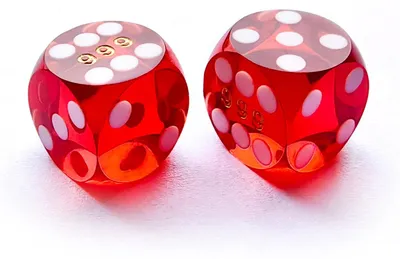 Produktbild von Würfel Set von 2 - Präzisionswürfel - 16mm - Runde Ecken - Professionell Seriennummeriert - Perfekt für Backgammon - Spielsteine