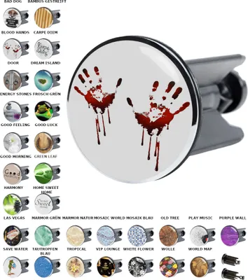 Produktbild von SANILO® Waschbeckenstöpsel, Blood Hands