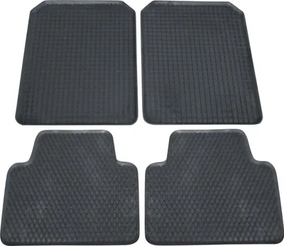 Zdjęcie produktu dla 4x gumowe dywaniki podłogowe gumowe dywaniki samochodowe HIGH EDGE SET FRONT REAR czarne