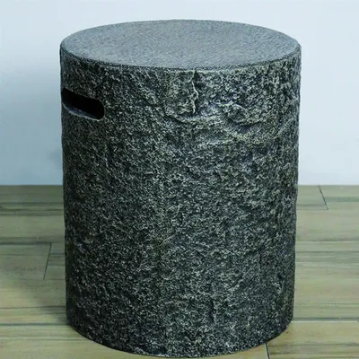 Obrázok produktu pre Kryt na plynové fľaše, vzhľad prírodného kameňa tmavý Eco-Stone, pre 5 kg plynové fľaše