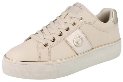 Produktbild von TAMARIS Damen Sneaker beige ivory Leder - Größe: 40