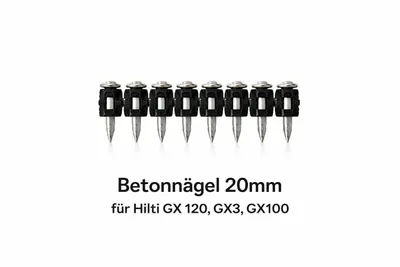 Produktbild von Betonnägel für HILTI GX 120, GX 3, GX100 - 20mm, 1000 Stück