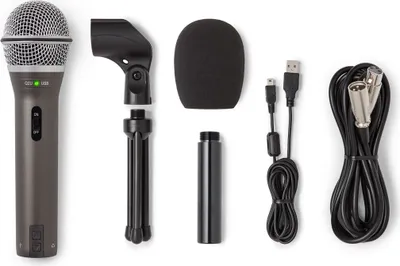 Produktbild von Samson Q2U, PC-Mikrofon, 50 - 15000 Hz, 16 Bit, 48 kHz, Kabelgebunden, 3,5 mm (1/8")