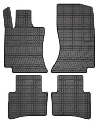 Image de Tapis de sol en caoutchouc pour Mercedes-Benz Klasa E W214 2023- (berline) – 4 pièces, noirs, sur mesure
