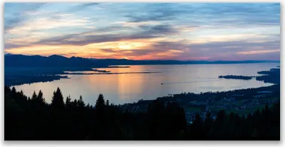 Produktbild von Glasbilder 140x70 Wandbild Druck auf Glas Meer Strand Landschaft