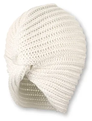 Produktbild von Sterntaler Baby - Mädchen Strickmütze Baby Turbanmütze Strick, beige, 47