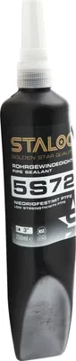 Produktbild von Staloc 5S72 Gewindedichtung niedrigfest für Rohre und Schraubverbindungen - Gewindedichtmittel, Rohrgewindedichtung, 50ml weiß