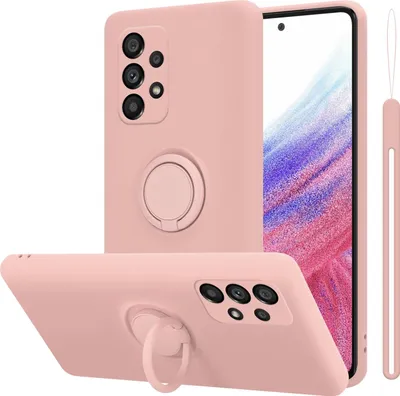 Produktbild von Cadorabo Hülle für Samsung Galaxy A53 5G Schutz Hülle in Rosa Handyhülle TPU Etui Case Cover