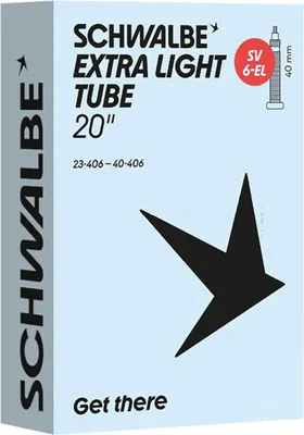 Image de Chambre à air Schwalbe SV 6-EL Extra Light 20x1 1/8-1,50" 23/40-406 SV 40 mm