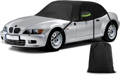 Productafbeelding van Autocover vervanging voor BMW Z3 E36/37, modeljaren 1996-2002, half garage model, zwart