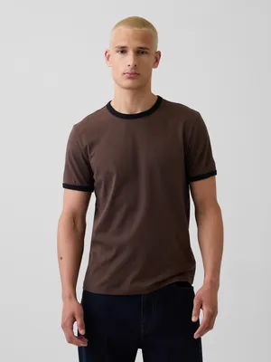 Produktbild von Gap Herren Klassisches T-Shirt XS Rundhalsausschnitt kurze Ärmel schmale Passform