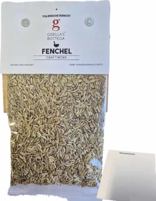 Produktbild von Gisellas Bottega Fenchel (50g Packung) + usy Block