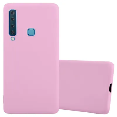 Immagine prodotto di Cadorabo custodia per Samsung Galaxy A9 2018 custodia protettiva in rosa custodia per telefono cellulare TPU silicone custodia cover