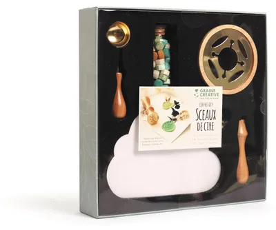 Produktbild von Graine Creative Siegelwachs-Set Natur - Bastelset für Kinder und Kreative