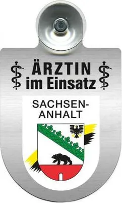 Produktbild von Einsatzschild Windschutzscheibe incl. Saugnapf - Ärztin im Einsatz - 309479 Color - Region Sachsen-Anhalt