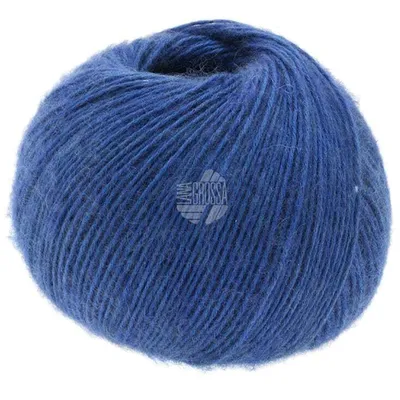 Produktbild von Lana Grossa ECOPUNO 50 g superweiches Ganzjahresgarn aus Baumwolle 80 Farben 215 m Farbe 042 - Blau