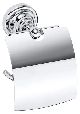 Image de Porte-papier toilette rétro Bemeta avec couvercle chromé