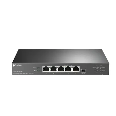Produktbild von TP-LINK 5-portowy przełącznik 2.5G Desktop z 4 portami PoE++ (TL-SG105PP-M2)