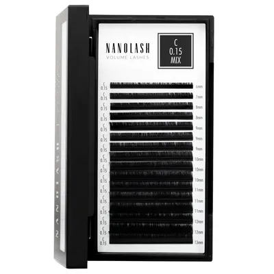 Image de Nanolash Volume Lashes 0.15 C faux cils 6-13 mm