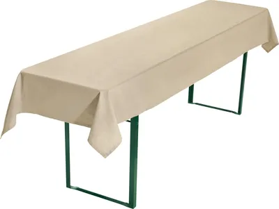 Produktbild von REDBEST Biertisch Tischdecke Seattle" beige 110x260 cm"