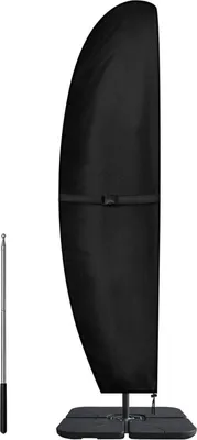 Image de Dokon Parapluie Housse de protection Ø 3m/4m Résistant à l'hiver Protection UV 280x30/81/46cm
