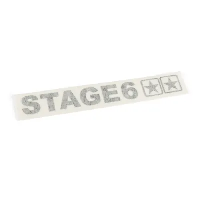 Produktbild von Klebeetikett Schriftzug Logo STAGE6 110 x 33 mm Schwarz