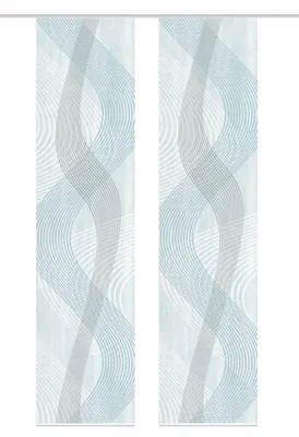 Produktbild von 055397 2er-Set Schiebegardinen VALESI, blau, 260*60