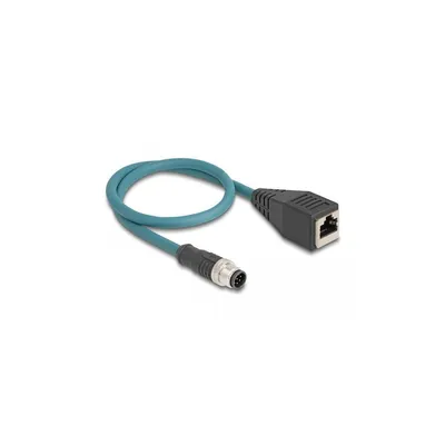 Immagine prodotto di DELOCK M12 Adapterkabel A-kodiert 8 Pin ST zu RJ45,Bu 50 cm