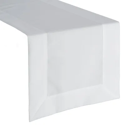 Zdjęcie produktu dla Eurofirany 478458, Prostokątny, Biały, Poliester, Bieżnik, 40 x 180 cm, 1 szt.
