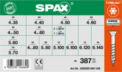 Produktbild von Vis-Express 2385000074_1, Schraube, Holz, Senkkopf, 3 mm, 500 g, 1 Stück(e)