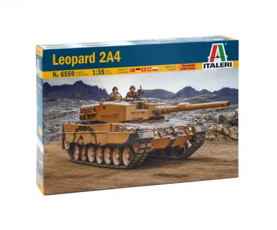 Productafbeelding van Modelbouwpakket 1:35, Leopard 2A4, zeer gedetailleerd, zonder verf