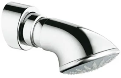 Produktbild von Grohe Kopfbrause 100 RELEXA Five, 5 Strahlarten Normal/Jet/Rain/Massage/Champagne chrom