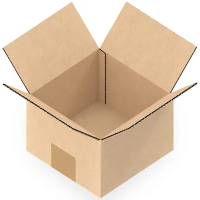 Produktbild von KK Verpackungen 100 Stück Versandkartons 140 x 140 x 100 mm Kartons 1-wellig, Faltkartons