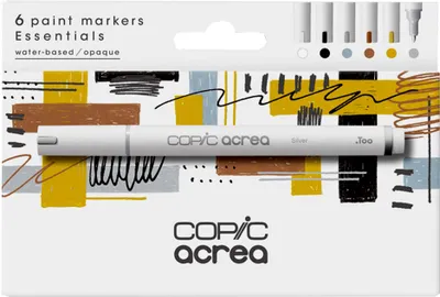 Obrázok produktu pre COPIC 20077600 COPIC Marker acrea "Essentials", sada 6 ks