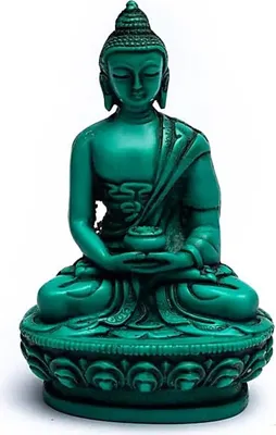 Immagine prodotto di Statua di Buddha verde -- 11 cm