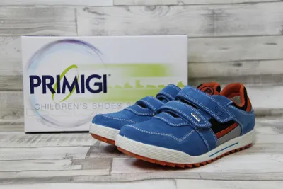 Produktbild von Primigi Burschen Klett-Halbschuh türkis mit schwarz und orange abgesetzt, Goretex 39
