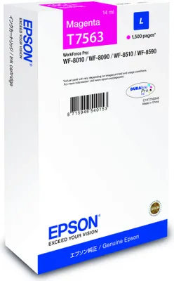 Immagine prodotto di Epson T7563 - 14 ml - Formato L - Magenta - Originale