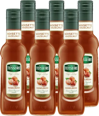 Zdjęcie produktu dla Mathieu Teisseire Syrop do napojów z orzechów laskowych 0,25 l (opakowanie 6 szt.)