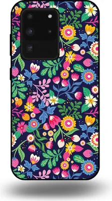 Obrázek produktu pro Smartphonica Pouzdro na telefon vhodné pro Samsung Galaxy S20 Ultra s květinovým potiskem - TPU zadní kryt pouzdro květinový design