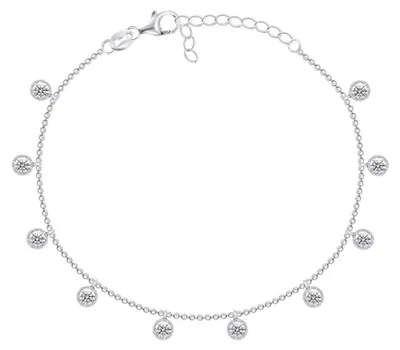 Produktbild von Silberarmband mit Zirkonen BRC78W