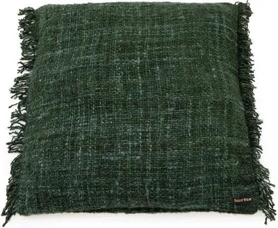 Produktbild von Famanu Kissenhülle Bosgrün - Handgefertigte Textur - 60 cm x 60 cm x 10 cm