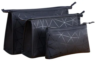 Immagine prodotto di Set di organizer per trucchi da 3 pezzi, ideale per i viaggi