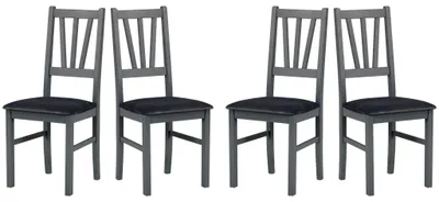Produktbild von ESSZIMMERSTUHL - 4er-Set Bos 5 graphite kronos 22