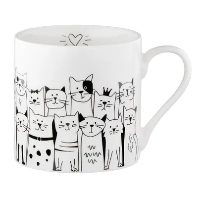 Produktbild von Gilde Handwerk, Gilde, Geschirr, Tasse, Kaffeetasse, Tasse Katze