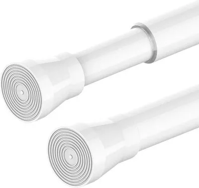 Obrázok produktu pre Teleskopická tyč na sprchovú závesu, biela, 50–80 cm, jednoduchá montáž