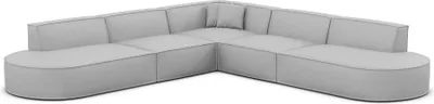 Produktbild von Kunstleder Ecksofa Brevia Hellgrau