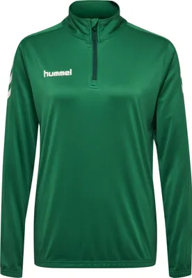 Produktbild von Hummel Damen Core Poly Half Zip Sweatshirt - 203439, Farbe:Grün, Textil:XL