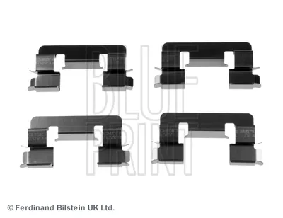Produktbild von BLUE PRINT ADT348602 Zubehörsatz Scheibenbremsbelag Vorne für TOYOTA COROLLA (ZZE12, NDE12, ZDE12) COROLLA Kombi (E12J, E12T) COROLLA Liftback (E11)