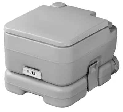 Produktbild von ProPlus 370415CR Tragbare Campingtoilette Grau 10L/10L