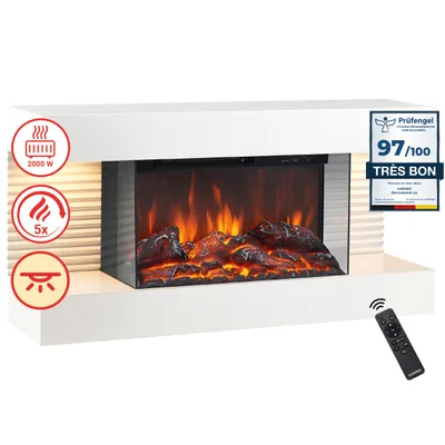 Image de Cheminée électrique Liz 82x41,8 cm 2000 watts
